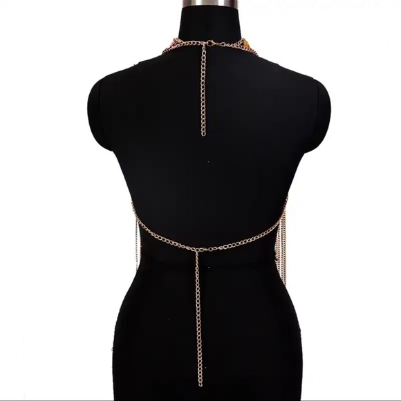 NEW to CASA B💫| “Whimsical Wanderer” Gemstones Chain Festival Fringe Top - Picture 5 of 7